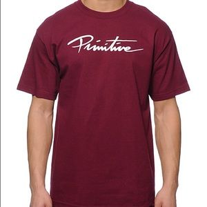 Burgundy Primitive Shirt